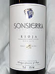 Sonsierra Tempranillo Rioja Alta